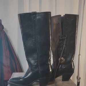 AUTHENTIC HARLEY BOOTS, FEMALE ALL LEATHER